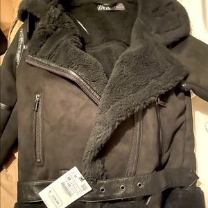 Brand New Zara Double faced Jacket. Size Medium. Never worn with tags